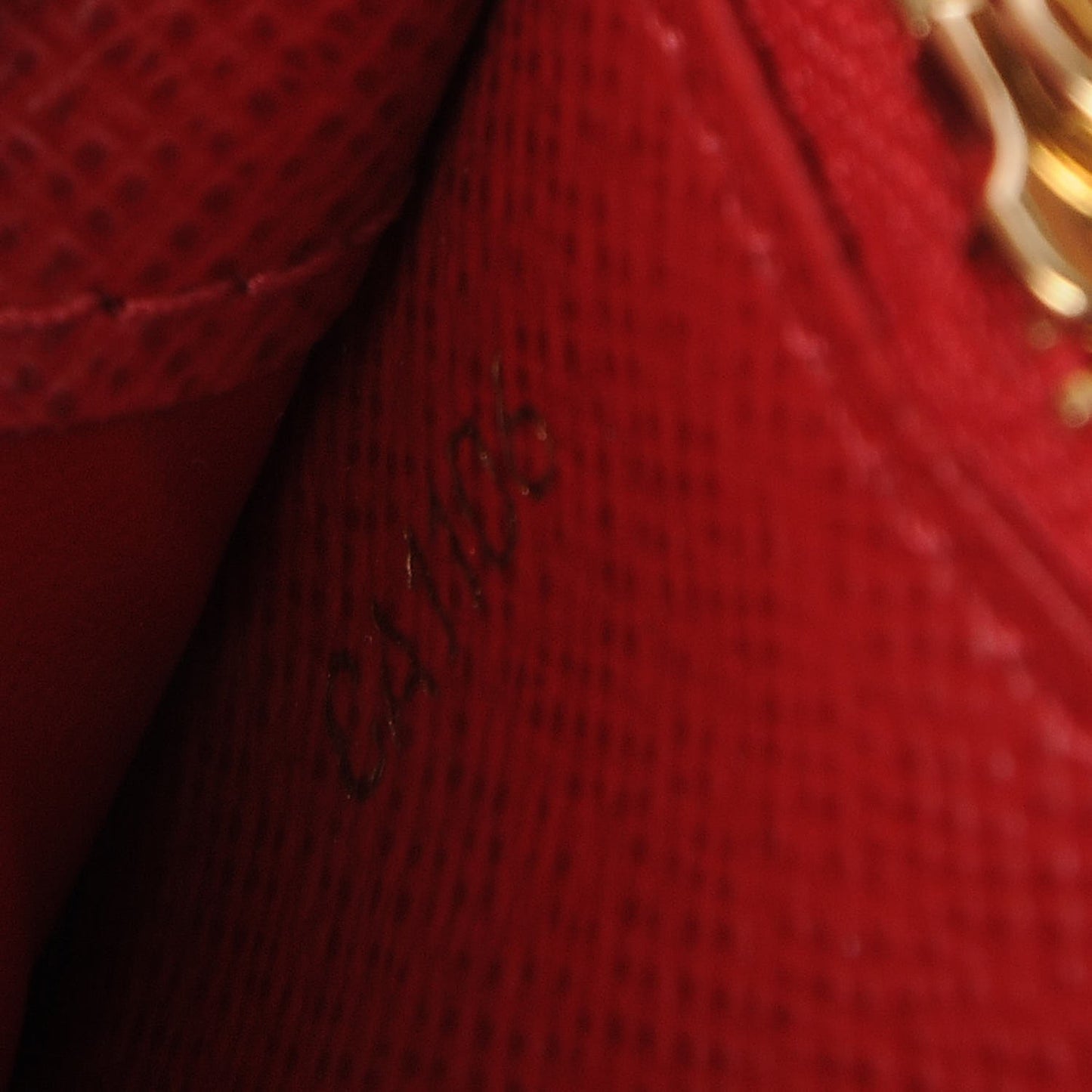Damier Ebene Insolite Wallet Red