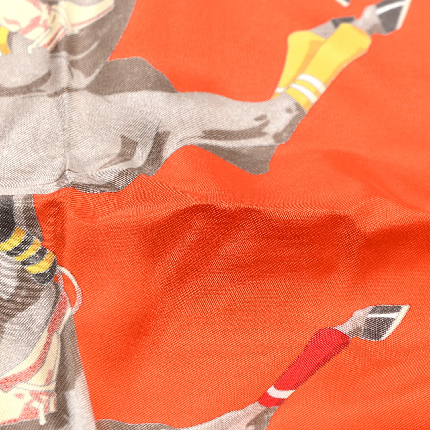 Hermes Silk Les Poneys de Polo Scarf 90 11 of 11