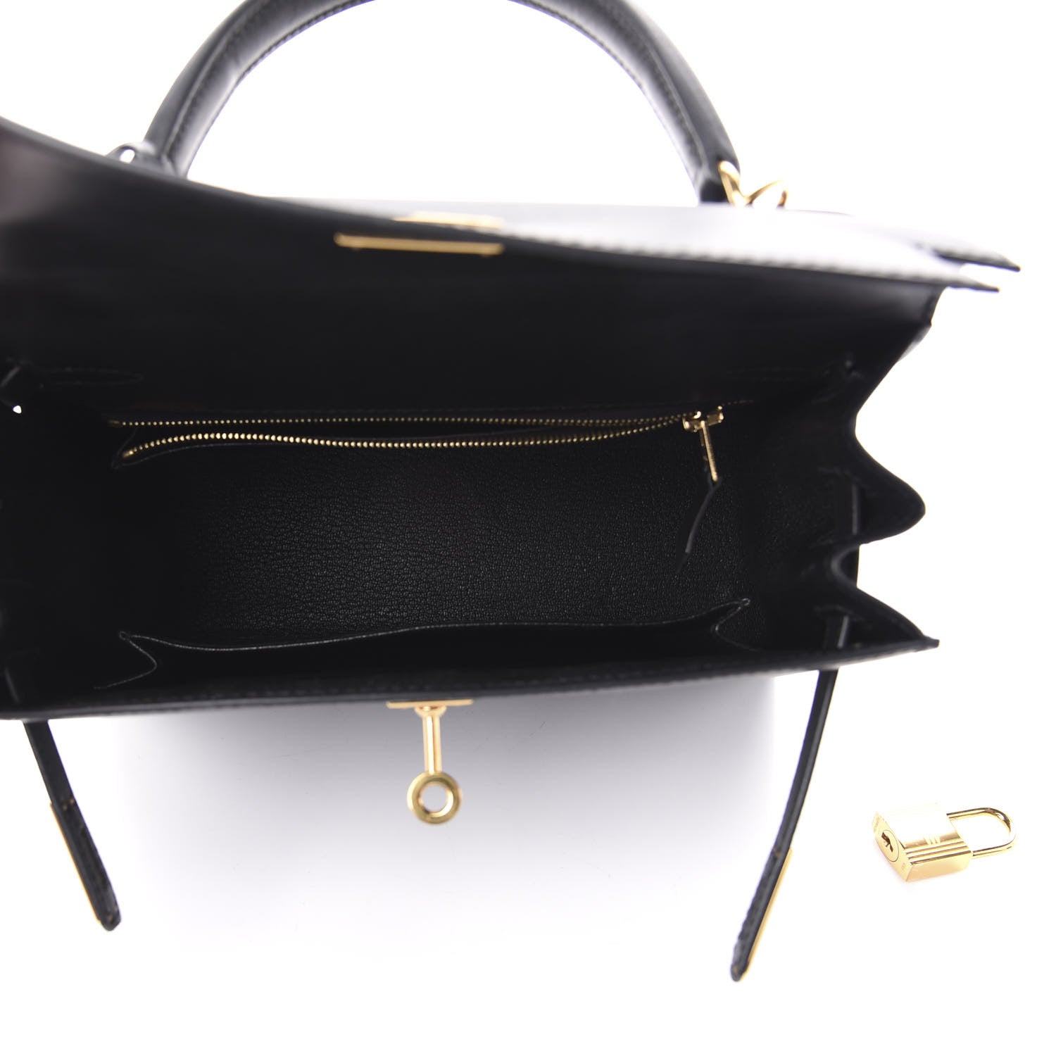 Hermes Sombrero Kelly Sellier 25 Black 8 of 36