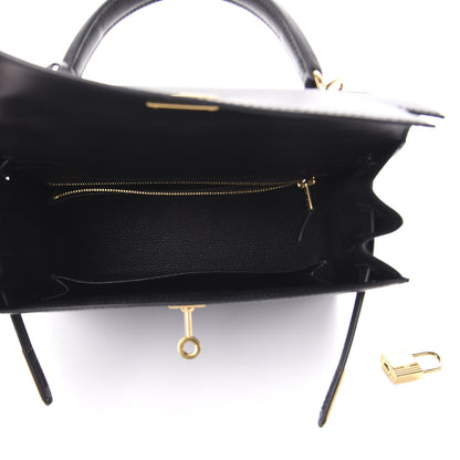 Hermes Sombrero Kelly Sellier 25 Black 8 of 36