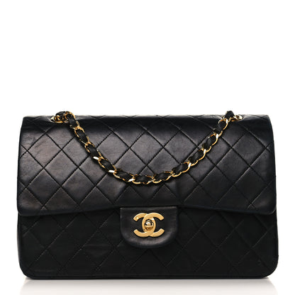 Chanel Lambskin Quilted Small Double Flap Black 1 of 9