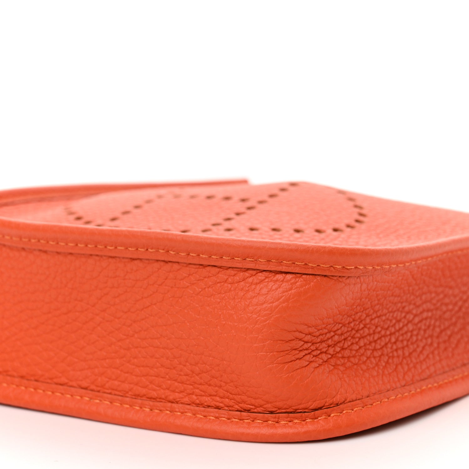 Hermes Taurillon Clemence Evelyne TPM Orange 9 of 10