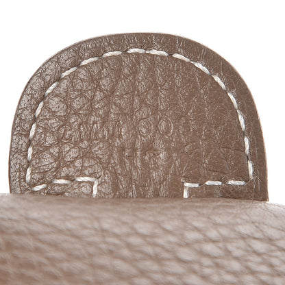 Hermes Taurillon Clemence Evelyne III PM Etoupe 13 of 15