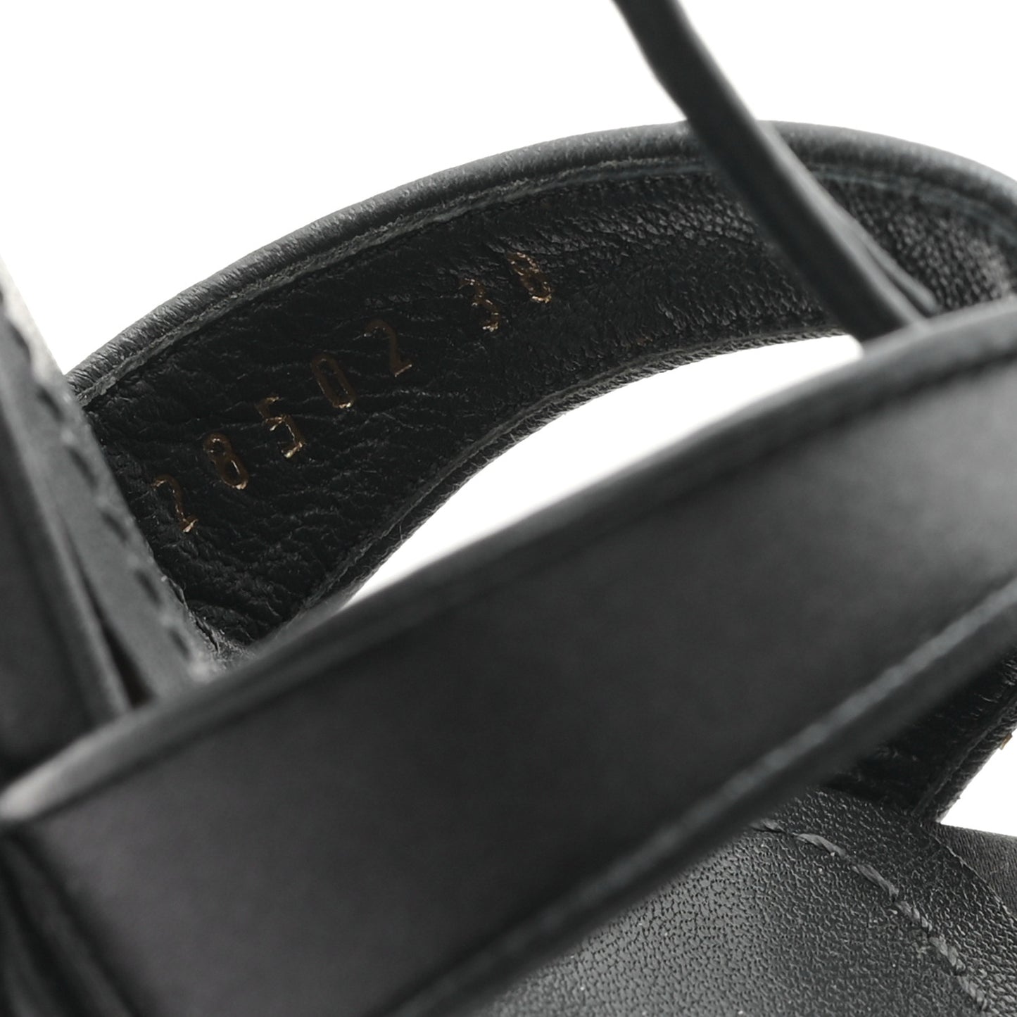 Satin Tribute 105 Platform Sandals 38 Black
