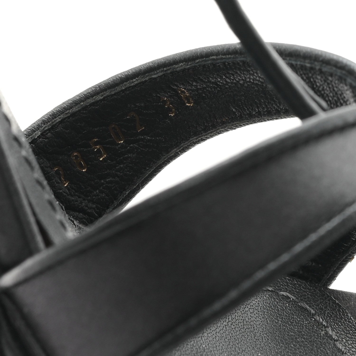 Saint Laurent Satin Tribute 105 Platform Sandals 38 Black 9 of 9