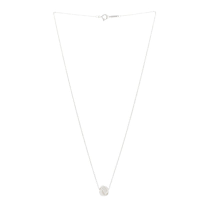 Tiffany Sterling Silver Twist Knot Pendant Necklace 3 of 4