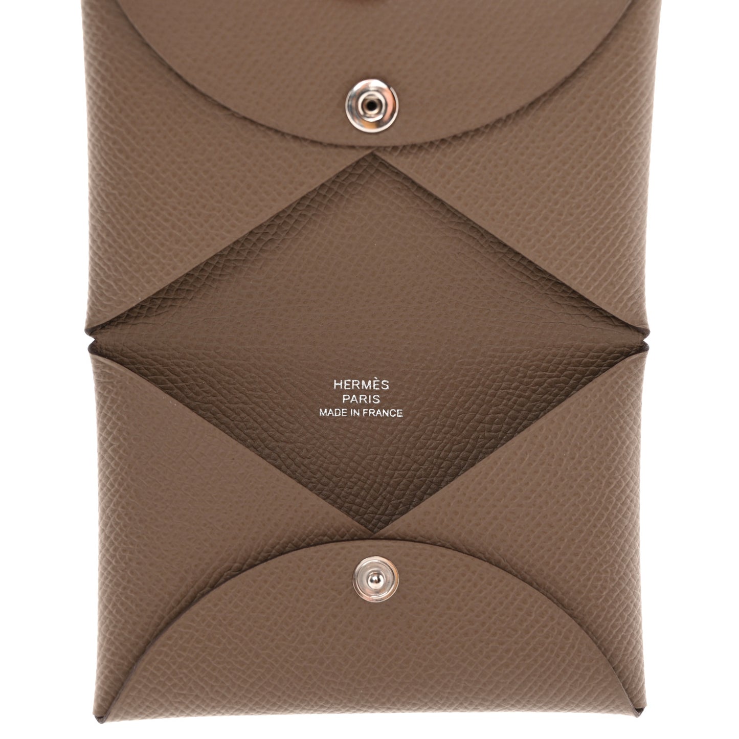 Epsom Calvi Card Case Etoupe