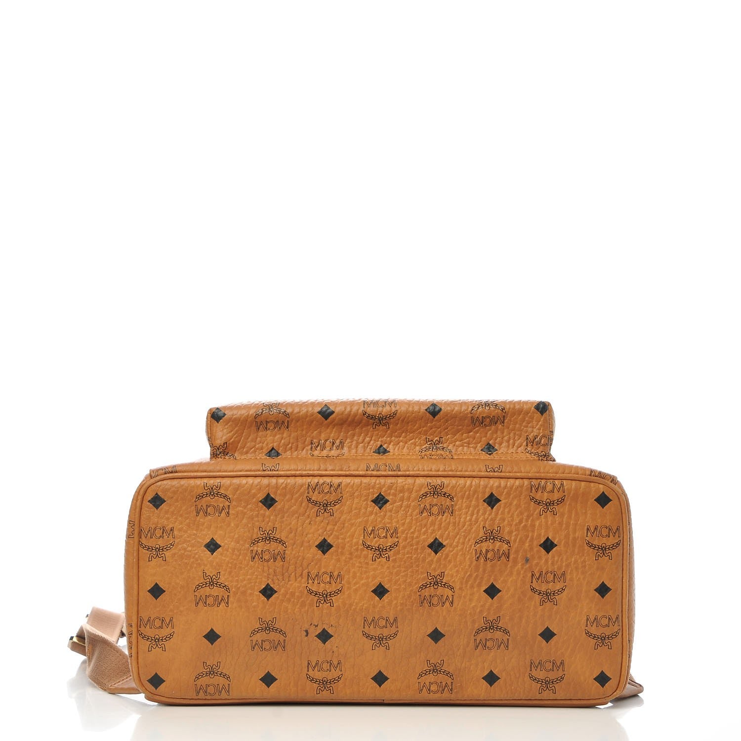 MCM Visetos Medium Stark Backpack Cognac 6 of 15