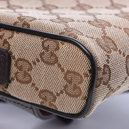 Gucci Monogram Belt Bag Dark Brown 9 of 9