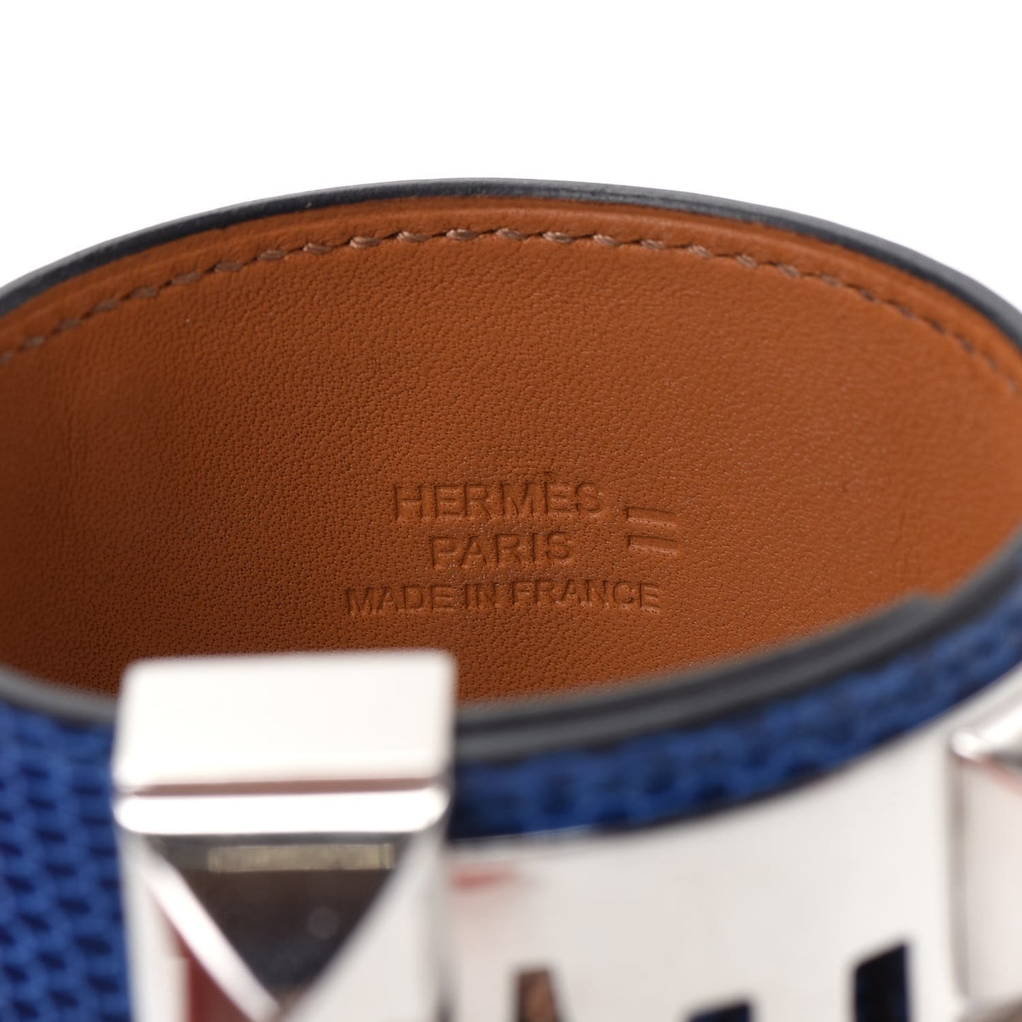 Lizard Collier De Chien CDC Bracelet T2 Bleu Saphir