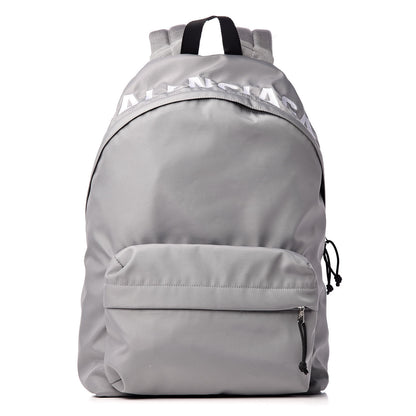 Balenciaga Sport Nylon Logo Embroidered Wheel Backpack Grey Black 1 of 10