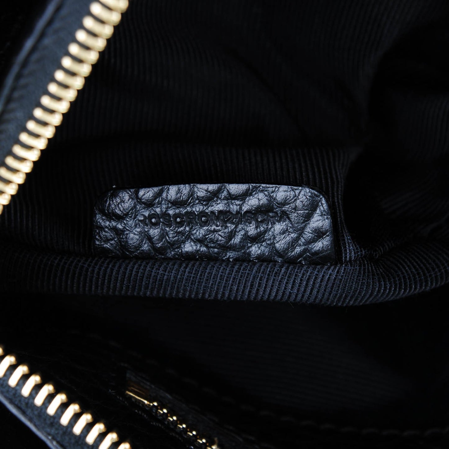 Signature Grain Calfskin Check Embossed Small Chichester Crossbody Clutch Bag Black