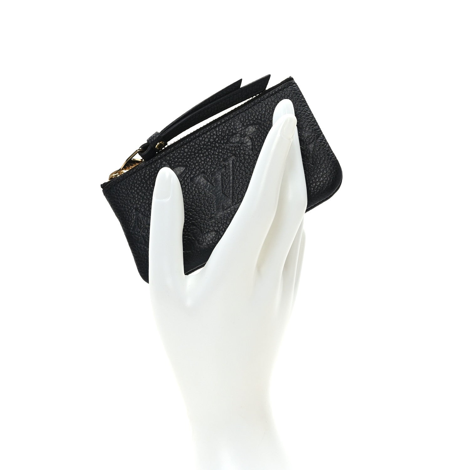 Louis Vuitton Empreinte Monogram Giant Key Pouch Black 2 of 7