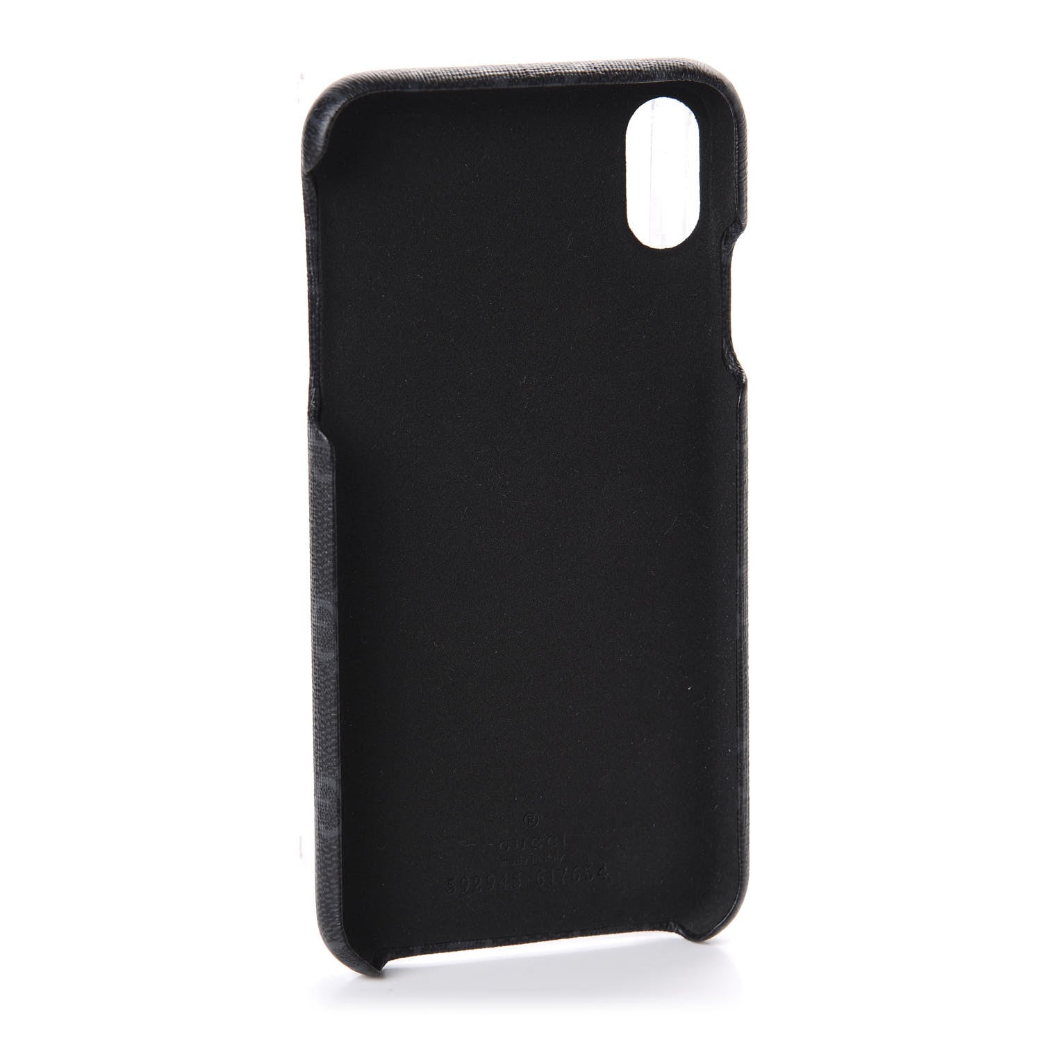 Gucci GG Supreme Monogram Top Handle iPhone XS Max Case Black 2 of 5