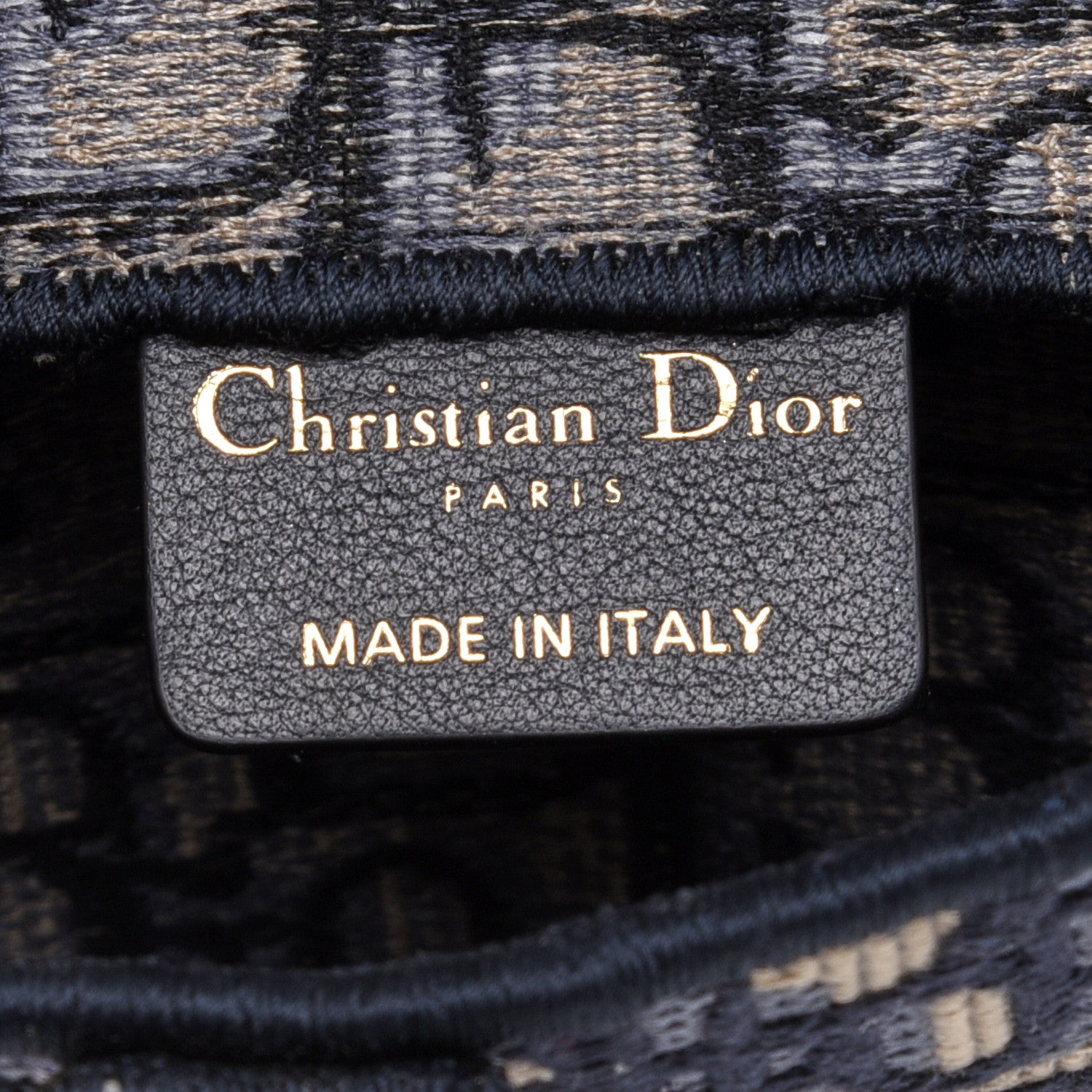 Christian Dior Oblique Slim Saddle Pouch Blue 6 of 10