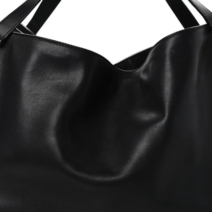 The Row Polished Saddle Calfskin Alexia Bag Black 8 of 12