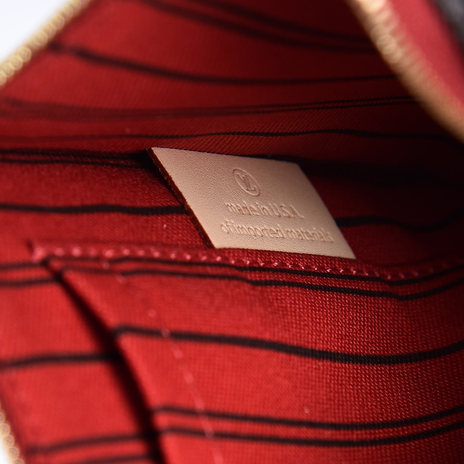 Louis Vuitton Monogram Neverfull MM GM Pochette Cherry 7 of 8