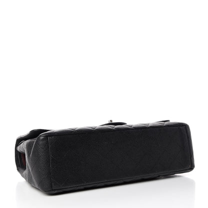 Chanel Caviar Quilted Maxi Double Flap Black 4 of 21
