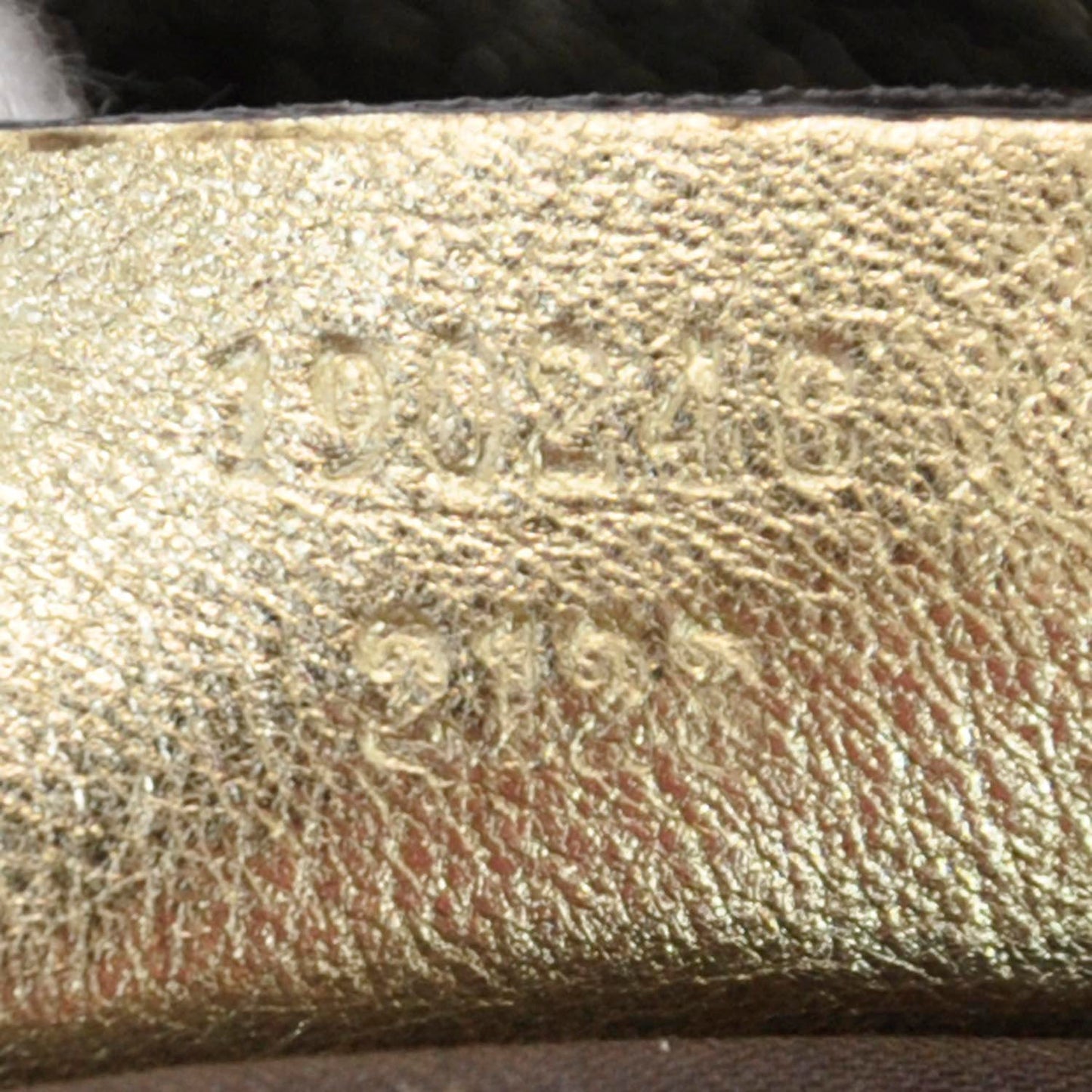 Monogram D Gold Tote Metallic Gold