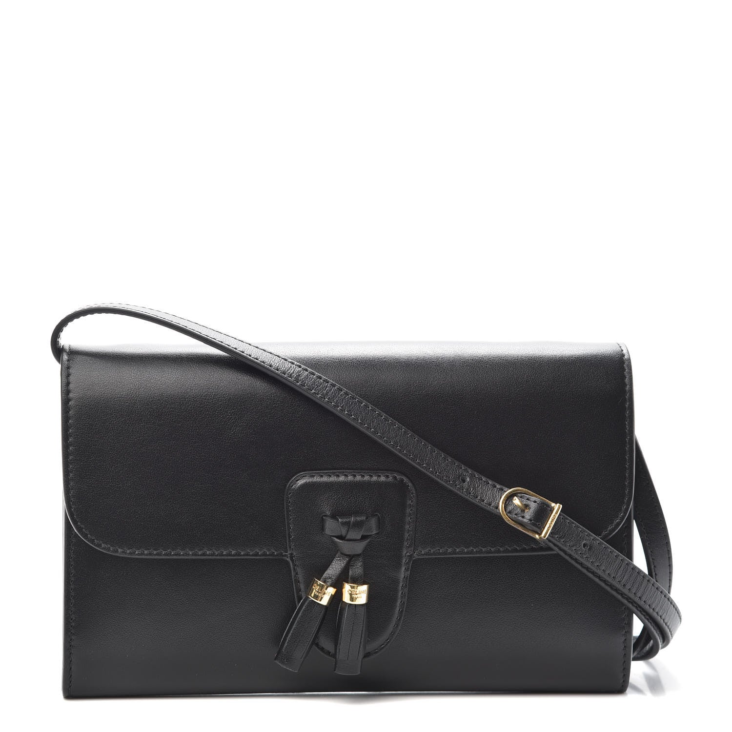 Celine Smooth Calfskin Tassel Belt Bag Black 1 of 9