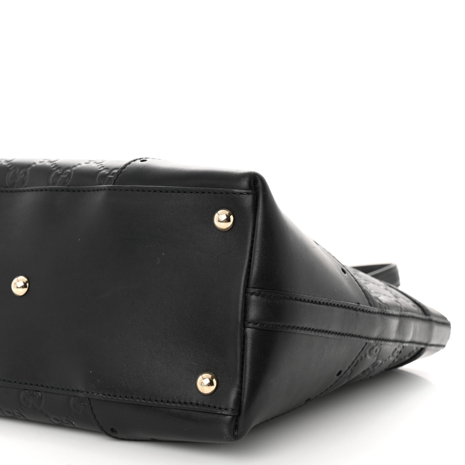 Gucci Guccissima Large Punch Tote Black 10 of 13