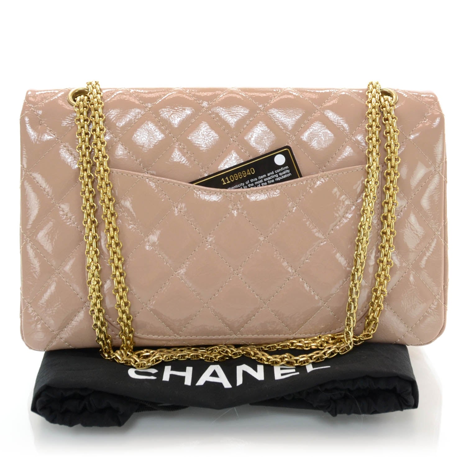 Chanel Patent 2.55 Reissue 227 Flap Blush 3 of 9