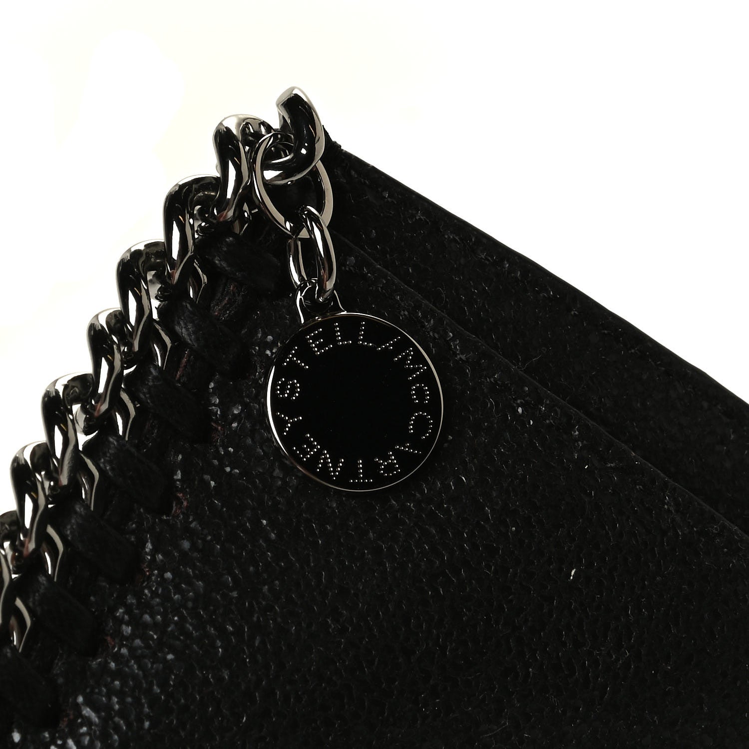 Stella McCartney Shaggy Deer Falabella Card Holder Black 10 of 11