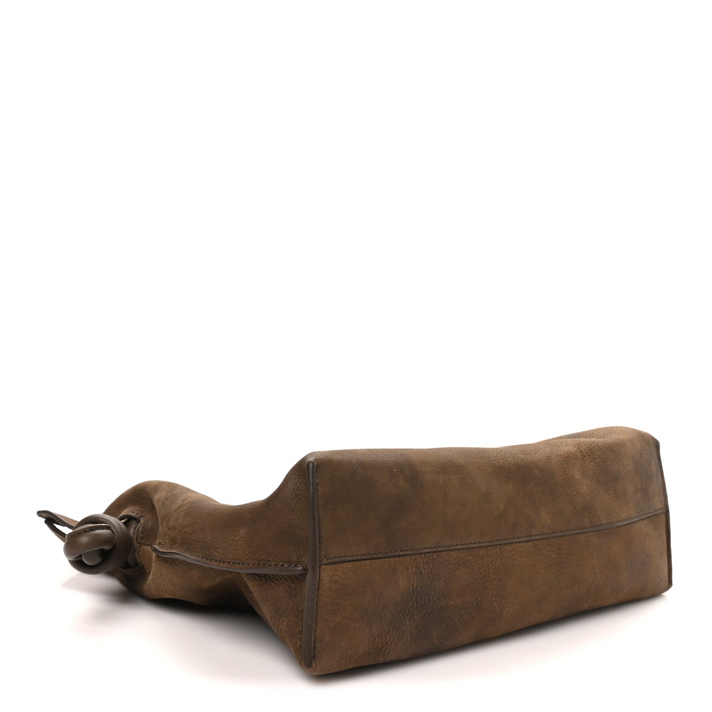 Grained Nubuck Medium Flamenco Knot Bag Tundra