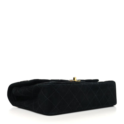 Chanel Velvet Quilted Medium Double Flap Black 4 of 13