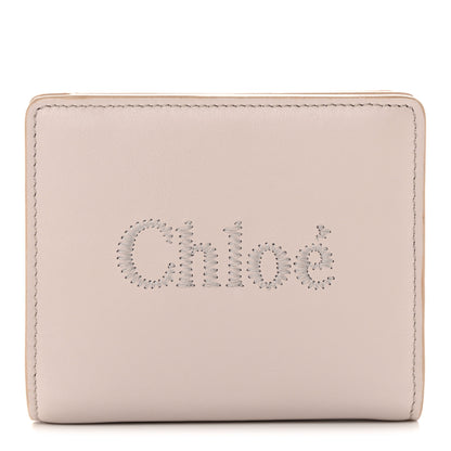 Chloe Shiny Calfskin Sense Compact Wallet Wild Grey 1 of 12