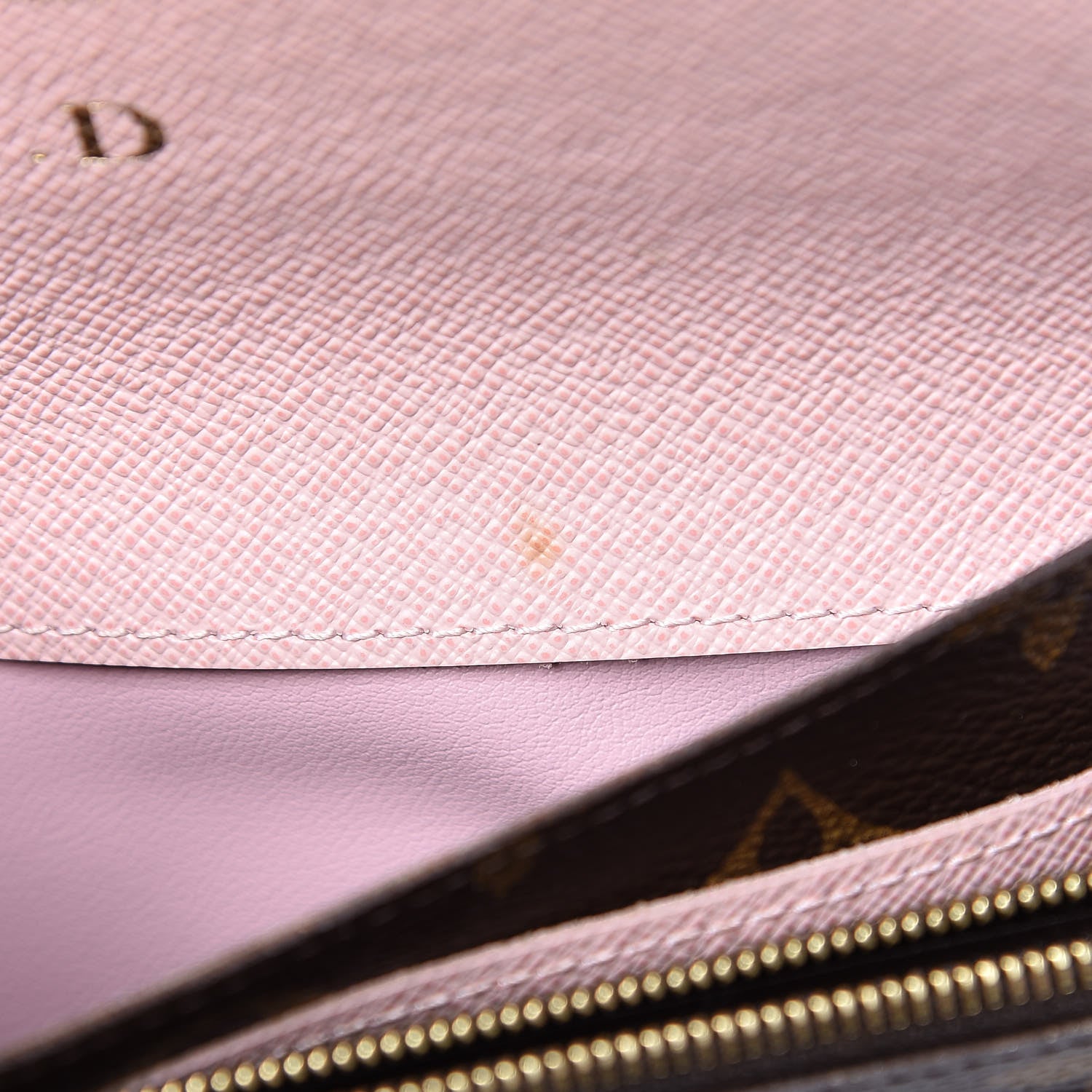 Louis Vuitton Monogram Emilie Wallet Rose Ballerine 8 of 8