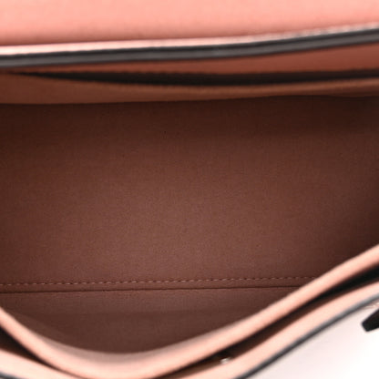 Louis Vuitton Soft Calfskin Embroidered Lockme Ever BB Rose Pink Snow White Black 5 of 10