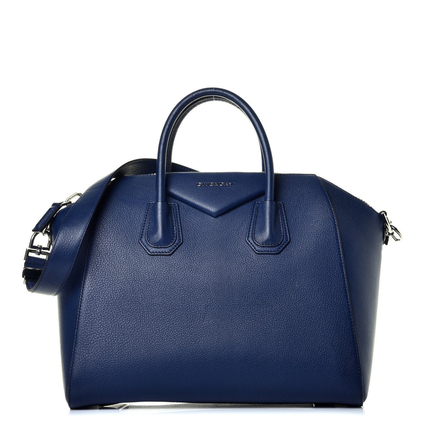 Sugar Goatskin Medium Antigona Navy