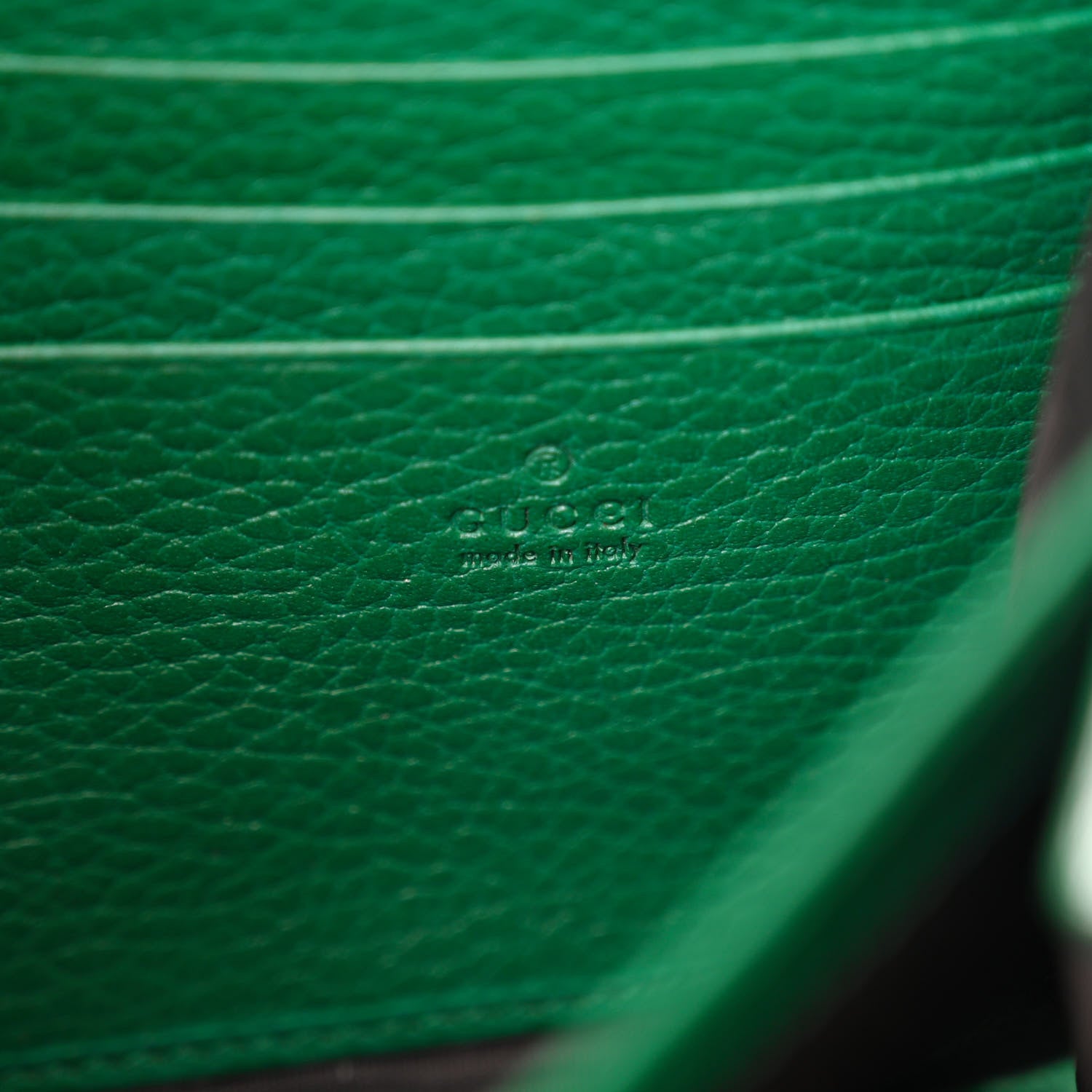 Gucci Calfskin Mini Dionysus Chain Wallet Emerald 7 of 10