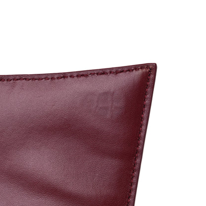 Balenciaga Shiny Calfskin Crocodile Embossed Small Hourglass Top Handle Bag Dark Red 13 of 15