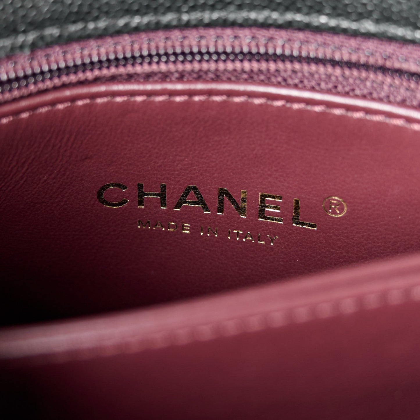 Caviar Quilted Extra Mini Coco Handle Flap Black