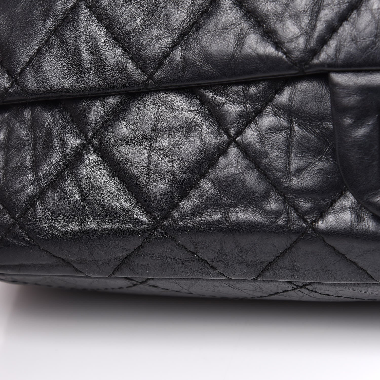 Chanel Aged Calfskin Quilted 2.55 Reissue 227 Flap Black 13 of 14