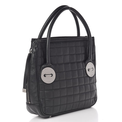 Chanel Caviar Square Quilted Shoulder Bag Black 3 of 10