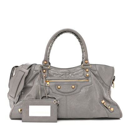 Balenciaga Agneau Giant 12 Gold Hardware Part Time Gris Pyrite 3 of 15