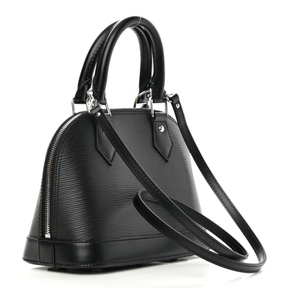 Louis Vuitton Epi Alma BB Black 3 of 10