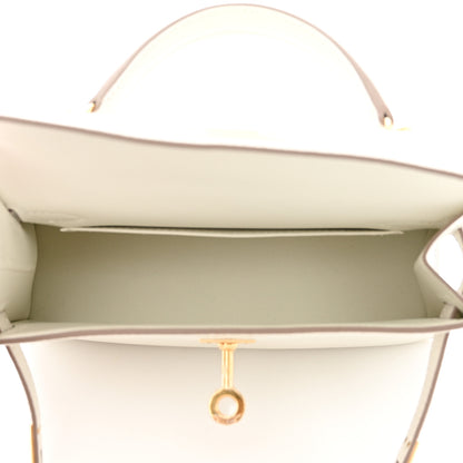 Hermes Chevre Mysore Mini Kelly Sellier 20 Mushroom 5 of 11