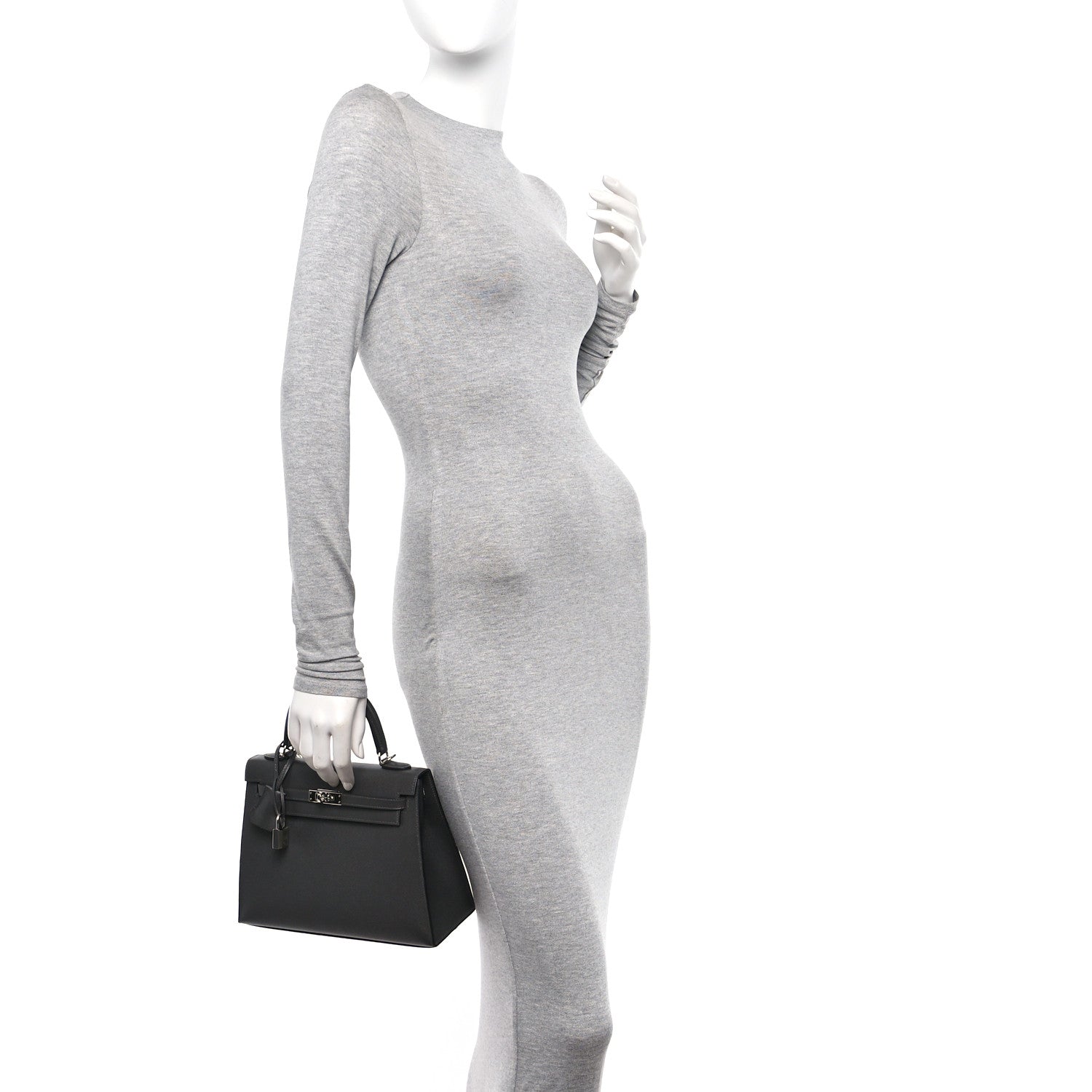 Hermes Epsom Kelly Sellier 25 Graphite 2 of 11