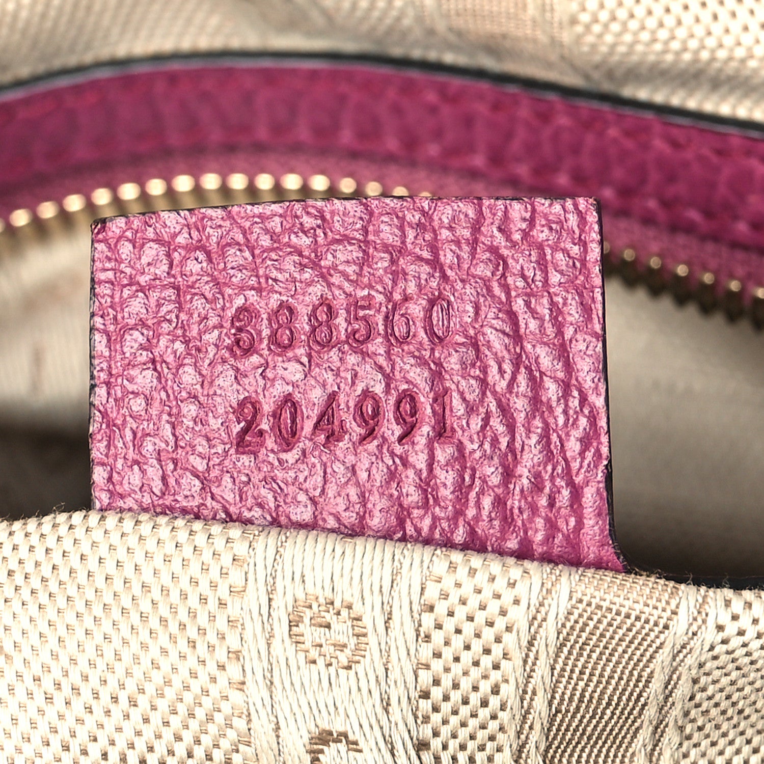Gucci Dollar Calfskin Dome Bag Purple 7 of 10