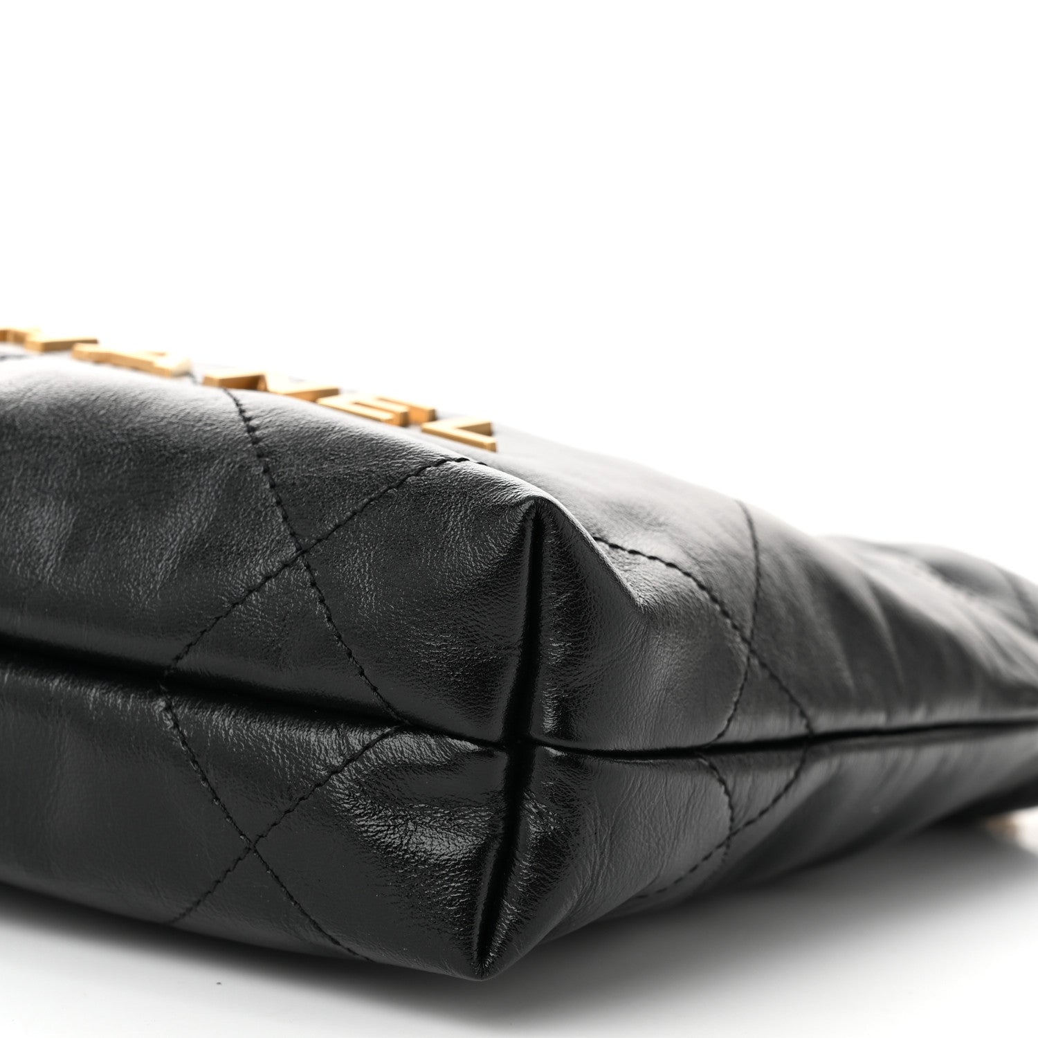 Chanel Shiny Calfskin Quilted Mini Chanel 22 Black 10 of 11