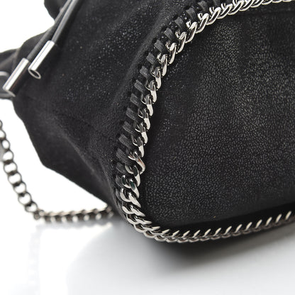 Stella McCartney Shaggy Deer Small Falabella Bucket Bag Black 9 of 12