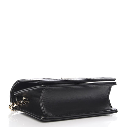 Christian Dior Lambskin Baby Diorama Flap Bag Black 4 of 8