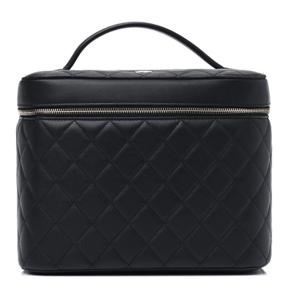 Chanel Caviar Quilted Large Vanity Pouch Black 1 of 5