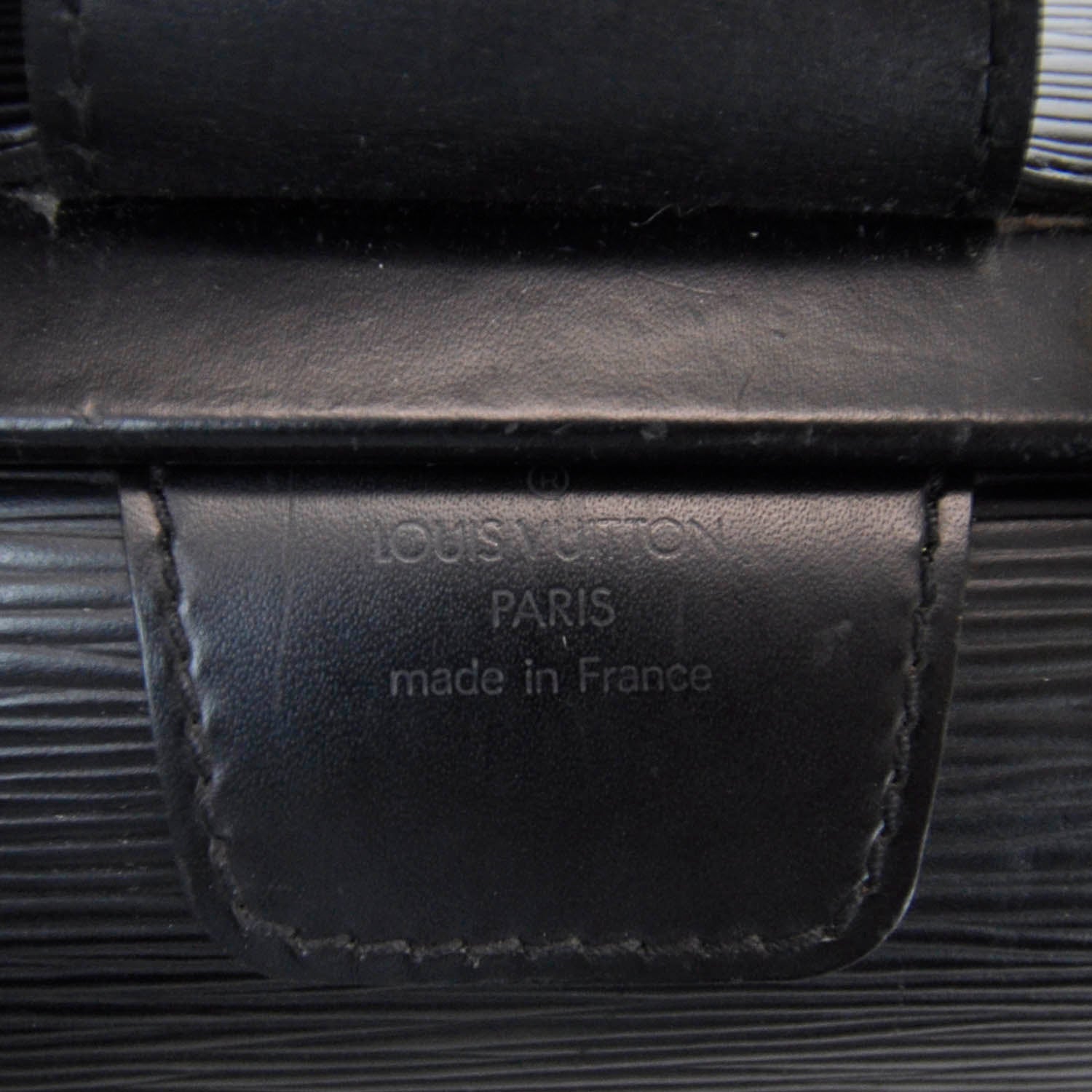 Louis Vuitton Epi Serviette Fermoir Briefcase Black 7 of 10