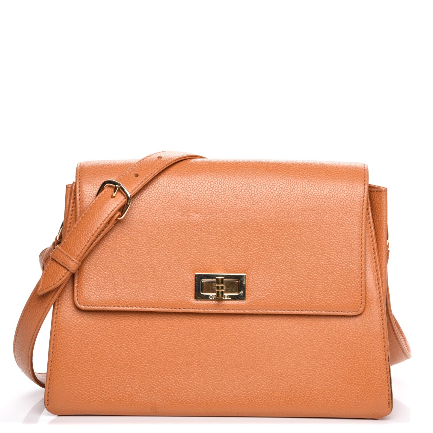 Caviar Mademoiselle Shoulder Bag Light Brown