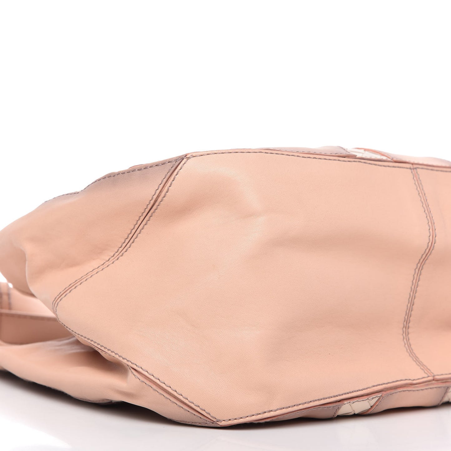 Nappa Intrecciato Embroidered Medium Campana Pink